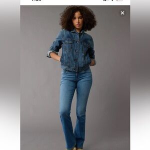 American Eagle Outfitters Blue Flare Jeans